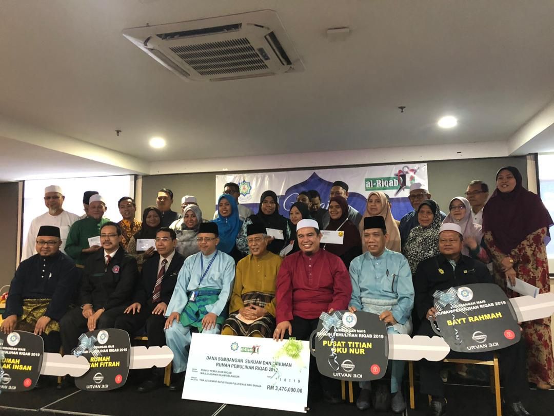 MAIS salur RM4.34 juta kepada Rumah Pemulihan Ar-Riqab