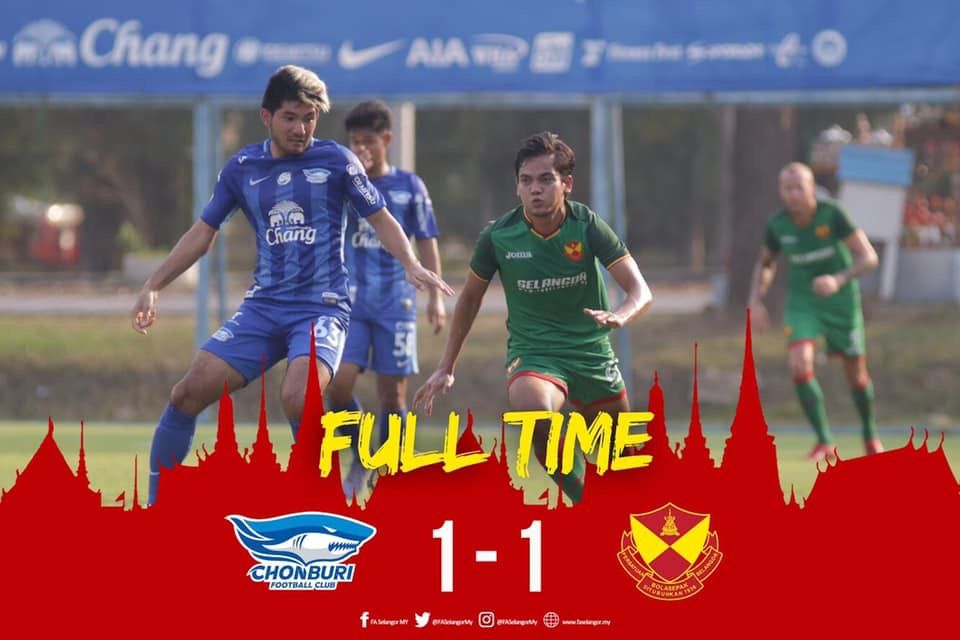 Pre Season Thai Tour: Selangor catat keputusan seri