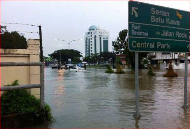 Banjir di Kuching, jumlah mangsa 81 orang
