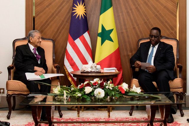 Tun M, Macky Sall bersua di Dakar