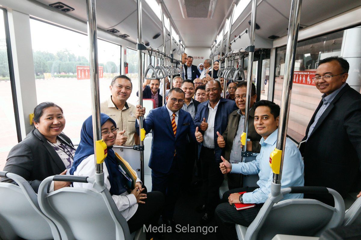 Smart Selangor electric buses  in line with the Selangor Smart State vision 2025