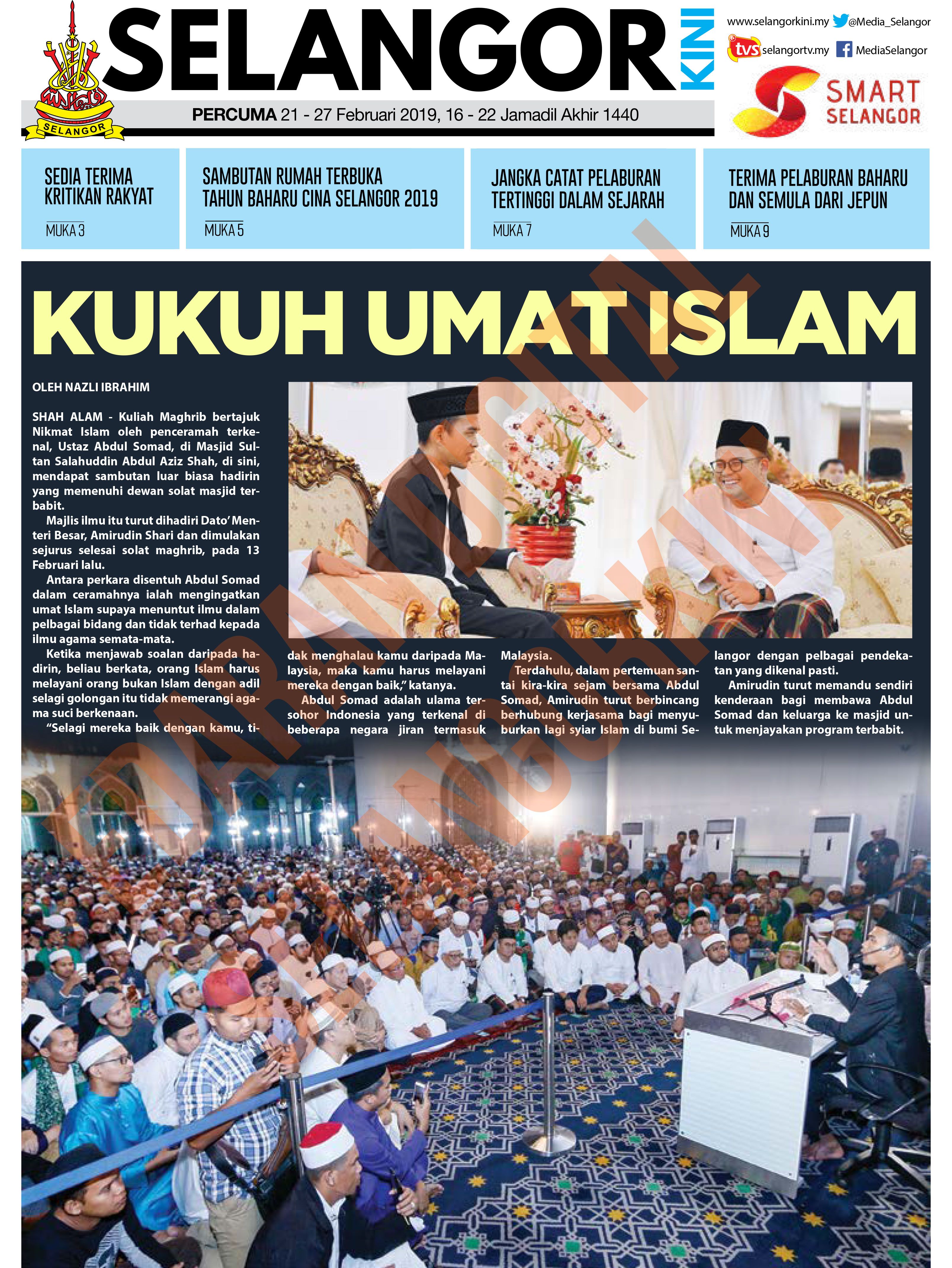 SelangorKini 21 - 27 Februari 2019
