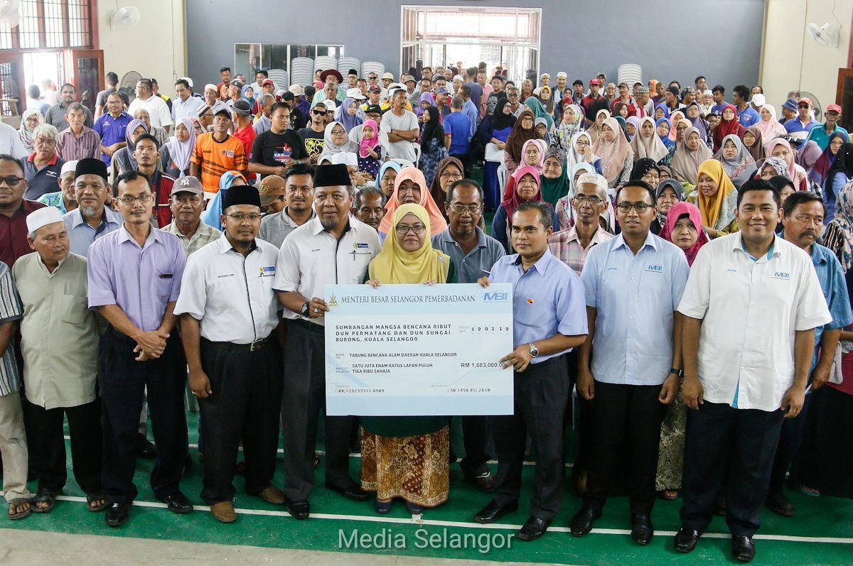 MBI channeled RM1.6 million for Tanjong Karang storm victims