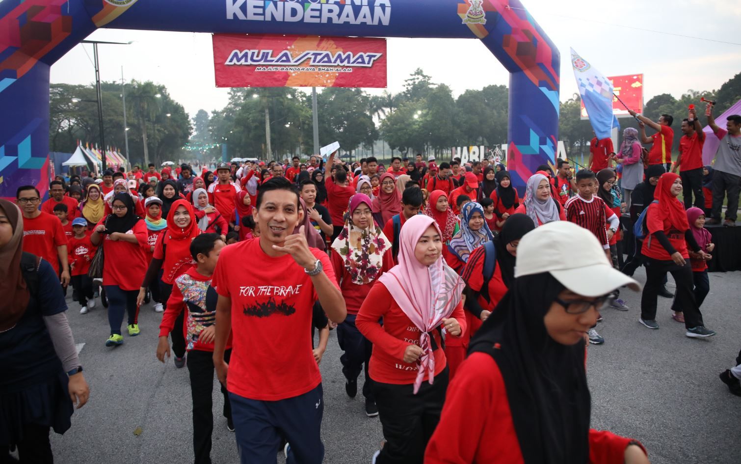 More than 3,000 enjoyed the  Day Without Vehicle in Shah Alam
