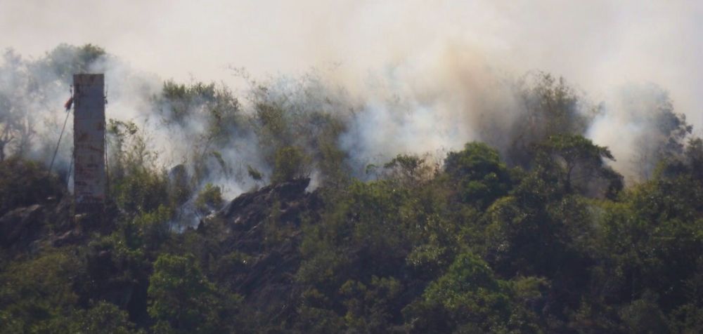 Kebakaran di Gunung Baling kembali marak