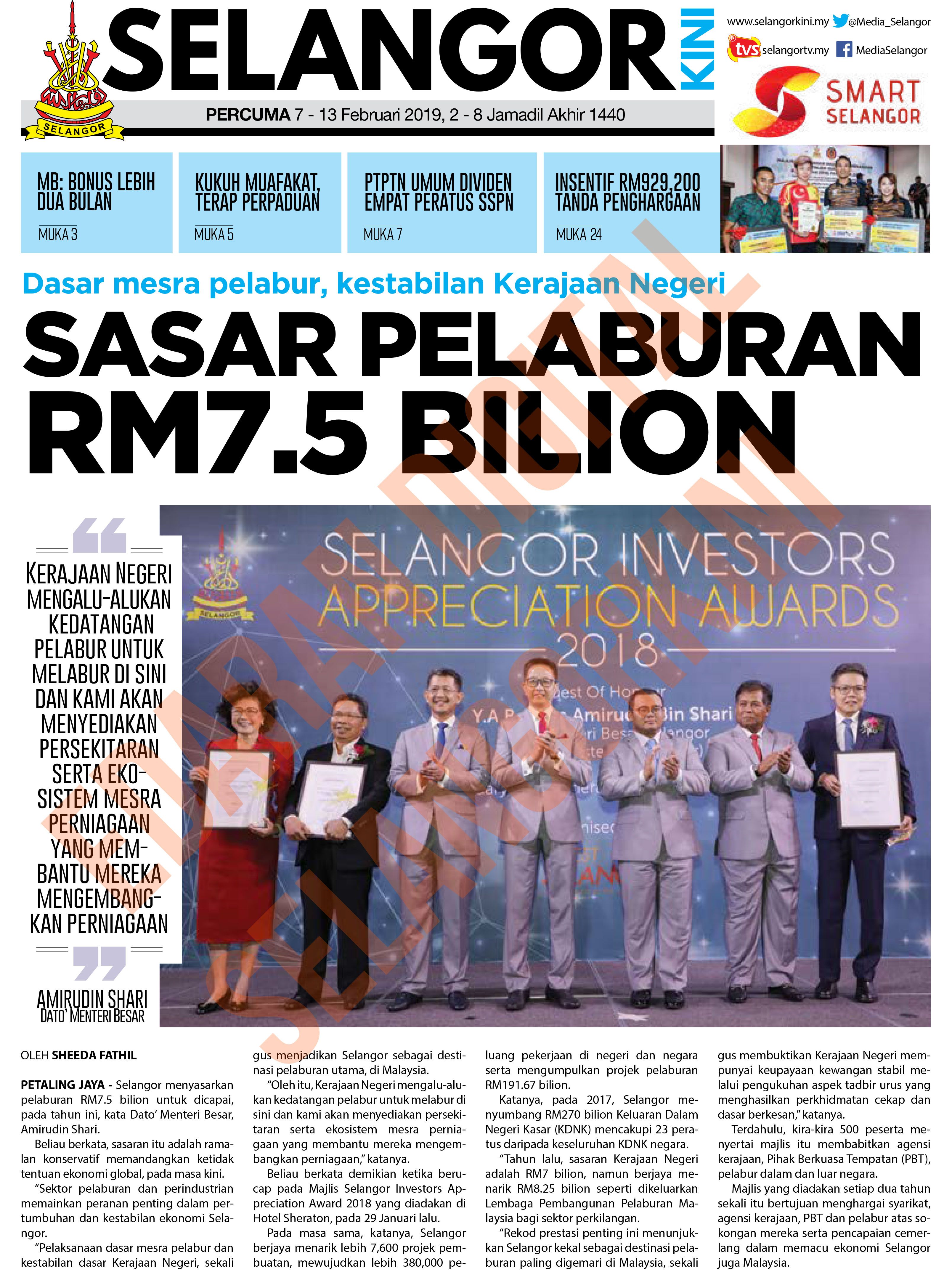 SelangorKini 7 - 13 Februari 2019