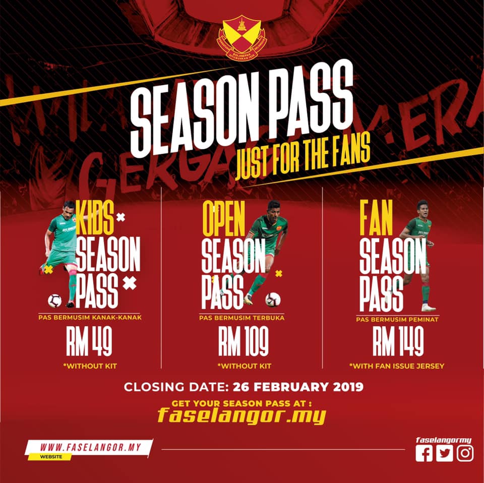 FAS tawar tiga pas bermusim pada harga berpatutan
