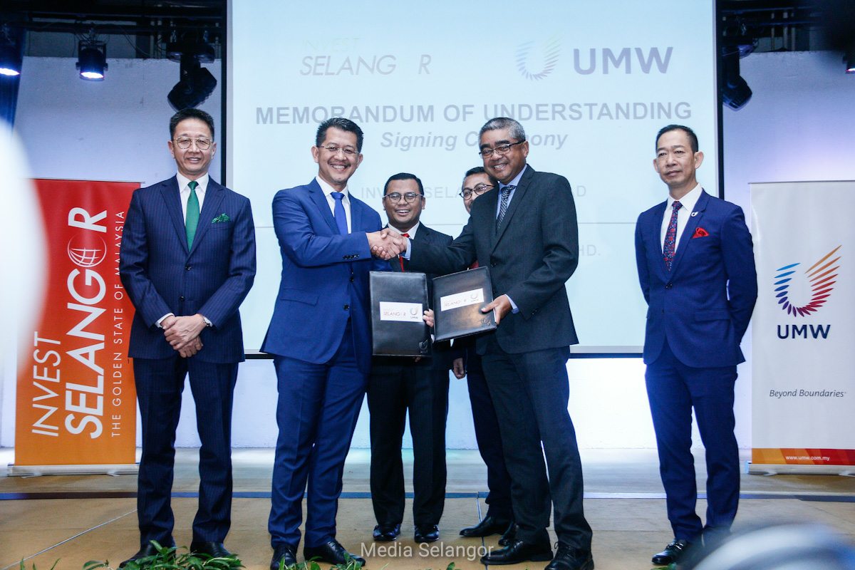 MoU Invest Selangor, UMW Development promosi UMW HVM Park bidang aeroangkasa