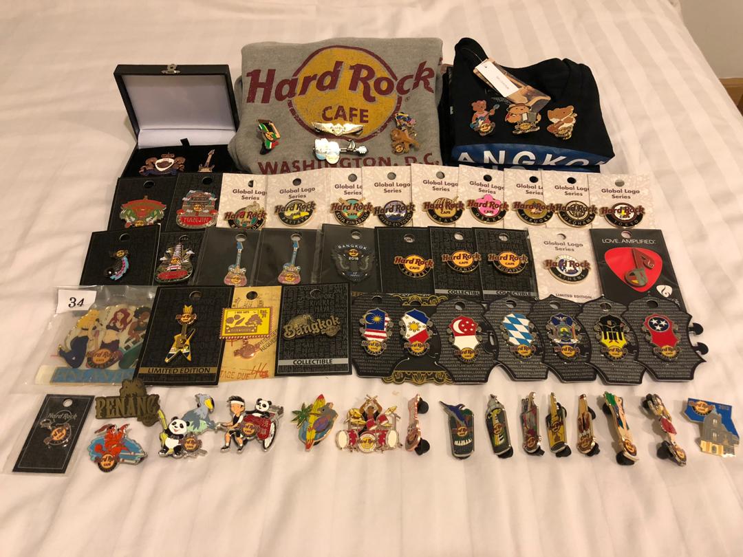 Kumpul 400 pin Hard Rock seluruh dunia