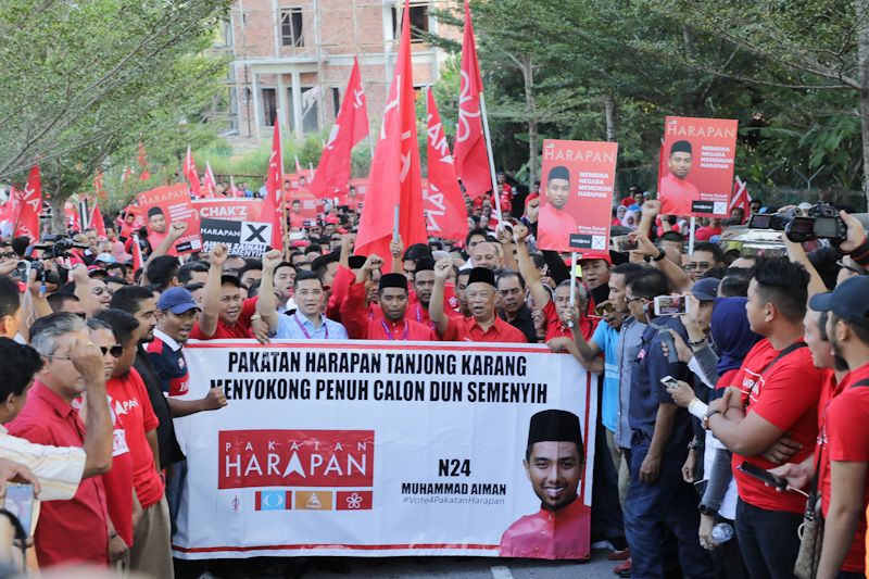 Proses penamaan calon PRK Semenyih berjalan lancar