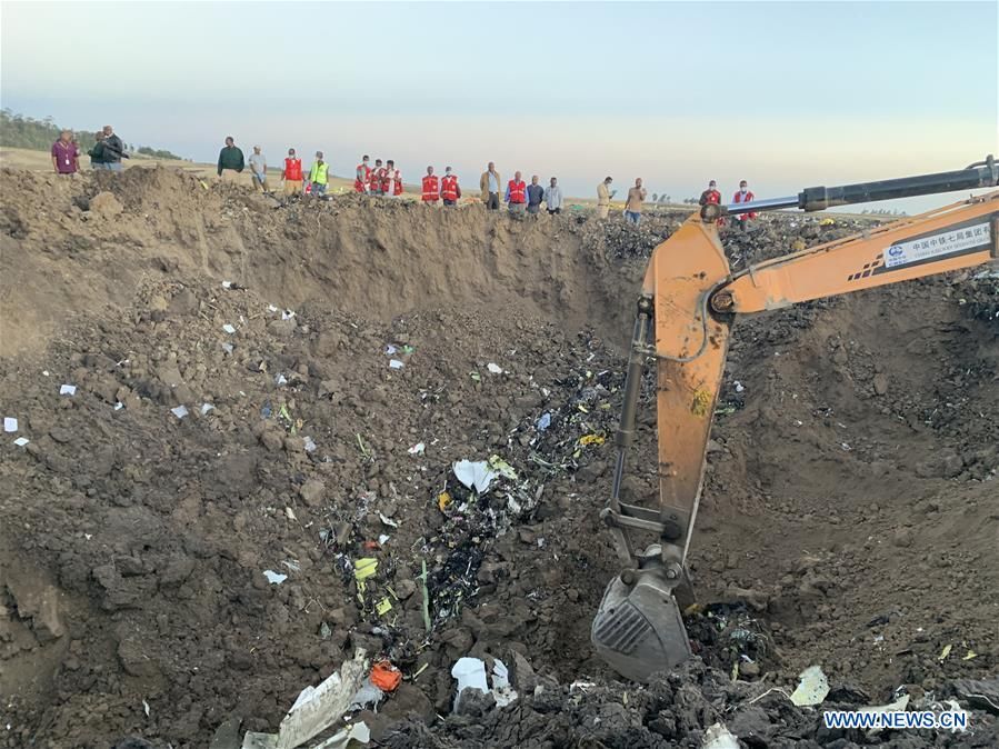ETHIOPIAN AIRLINES' WORST JET CRASH LEAVES 157 DEAD
