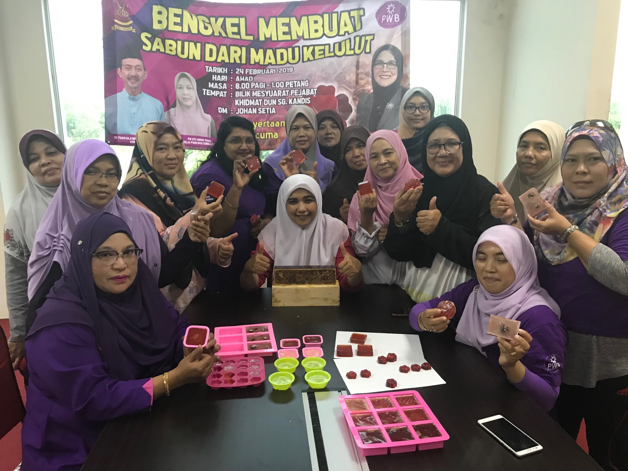 Bengkel sabun peluang jana pendapatan wanita
