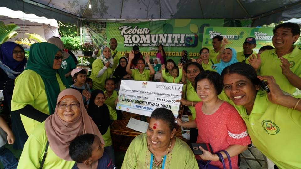 Kebun Komuniti USJ 14 julang nama MPSJ