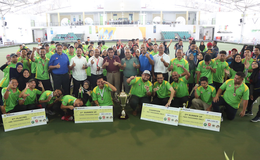 64 pasukan berentap di Kejohanan Boling Padang Bayuemas 2019