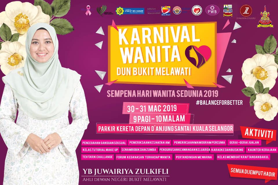 Orang ramai dijemput meriahkan Karnival Wanita DUN Bukit Melawati
