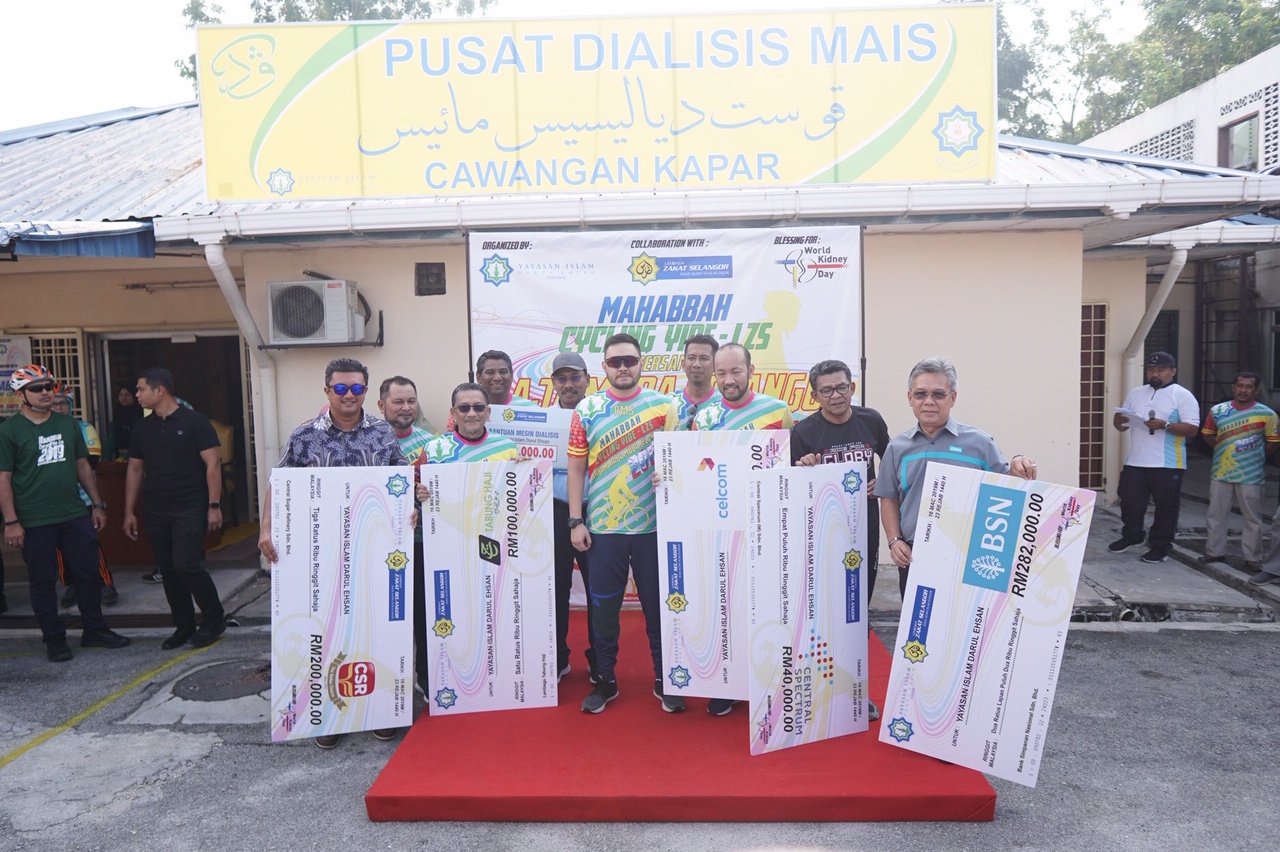 RMS cemar duli sertai kayuhan amal, kutip lebih RM700,000