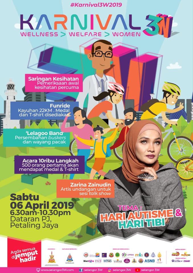 Karnival 3W MBPJ bakal tampil Zarina Zainuddin