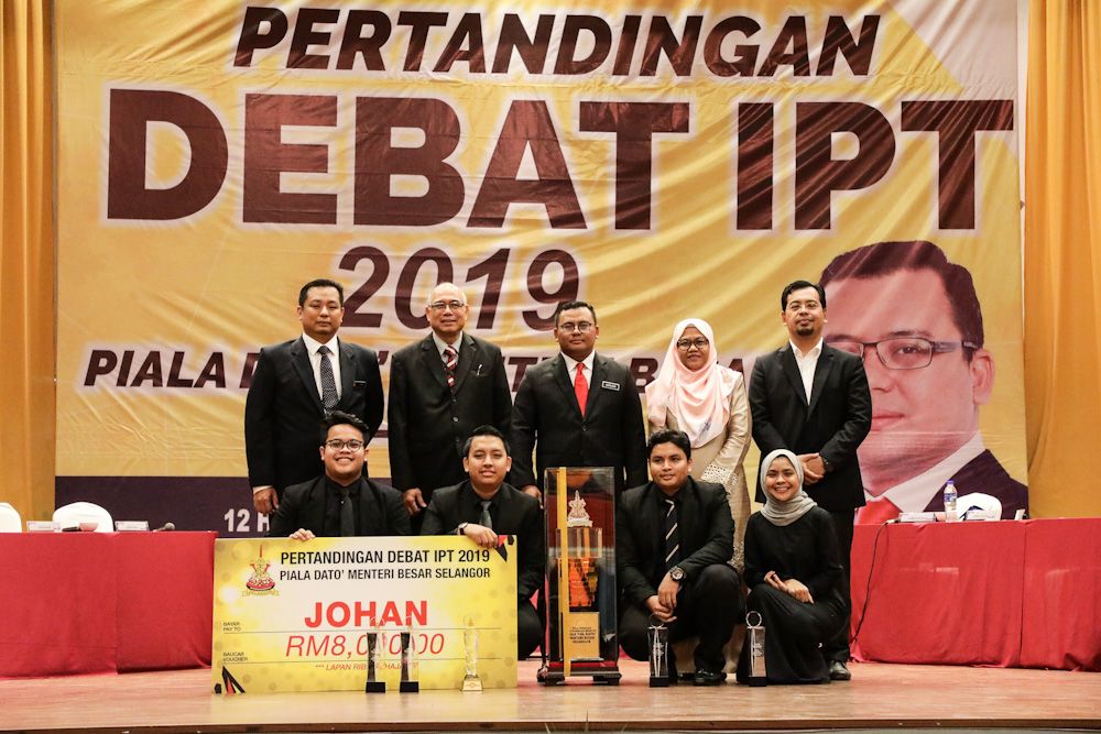 UiTM bolot debat IPT Piala Dato' Menteri Besar