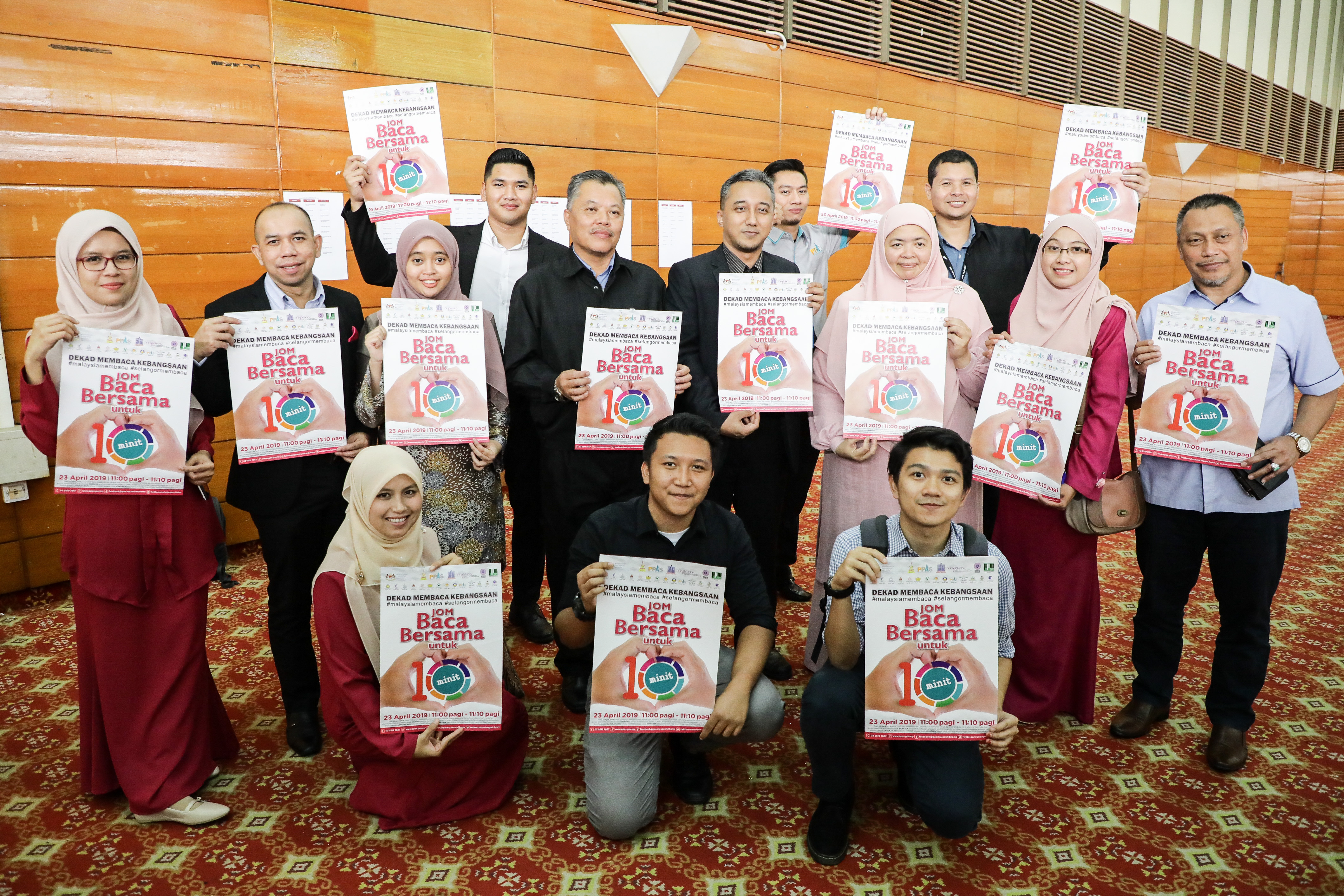 Kempen 'Jom Baca Bersama 10 Minit' pada 23 April