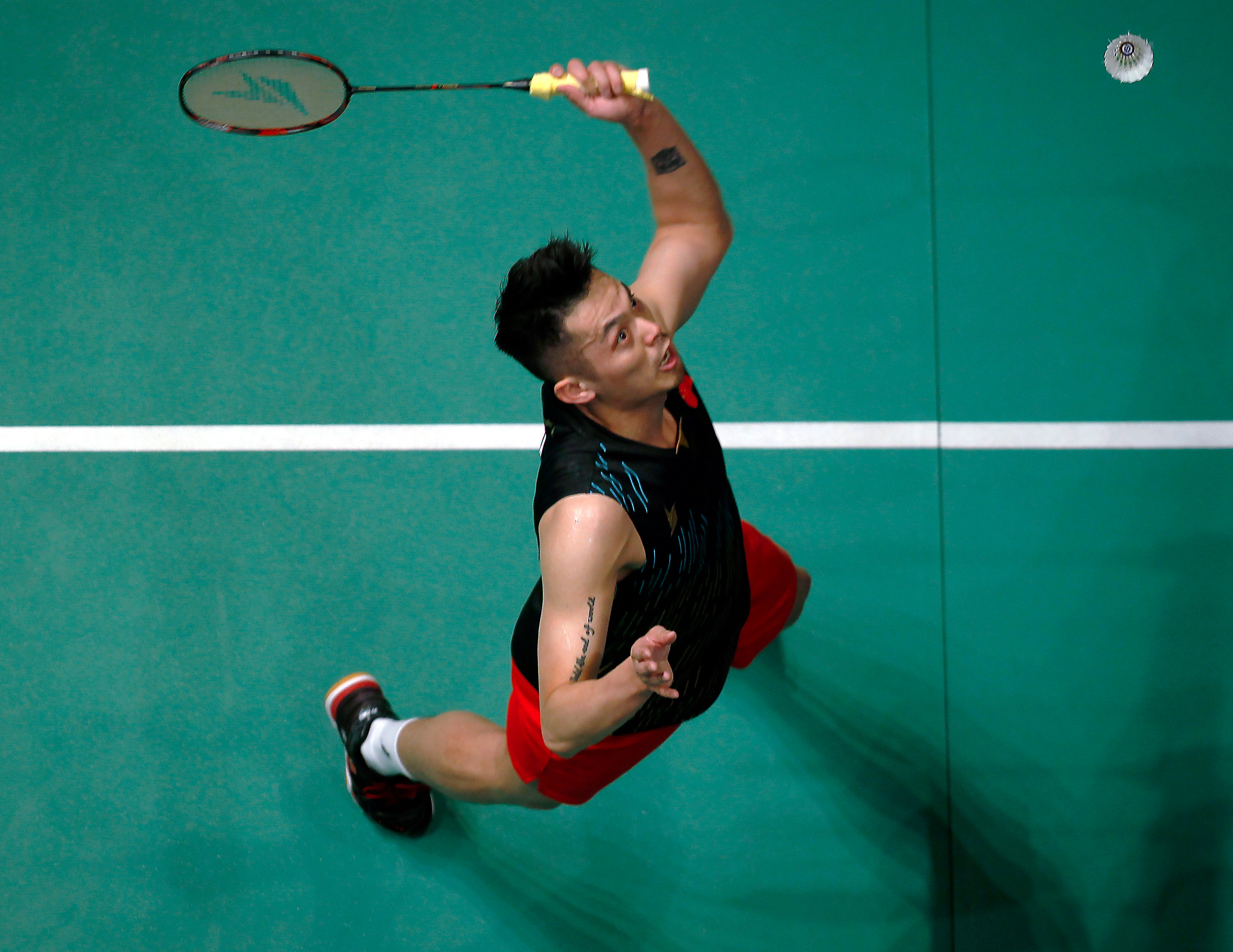 Kejang paha kiri, Lin Dan terpaksa tarik diri