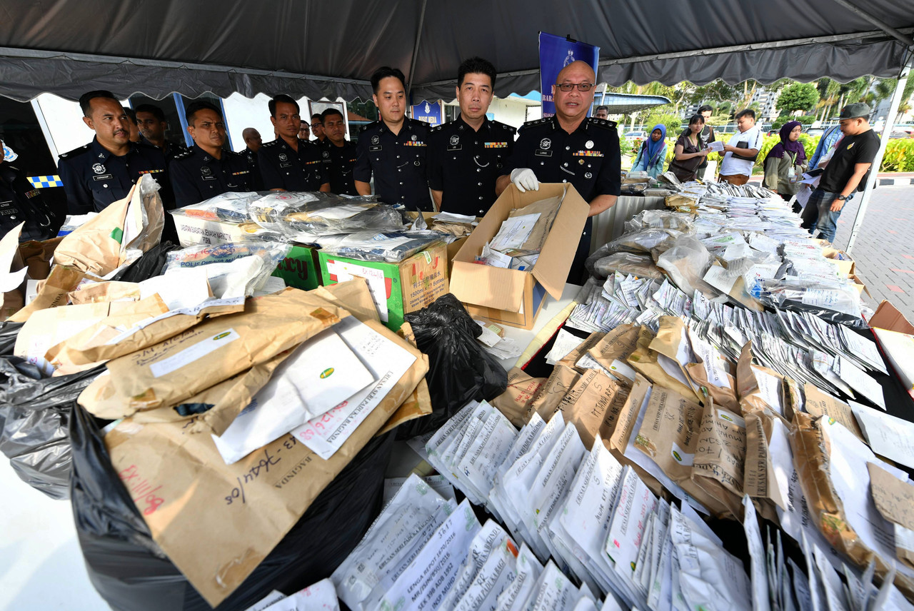 Polis Johor lupus dadah lebih RM20 juta