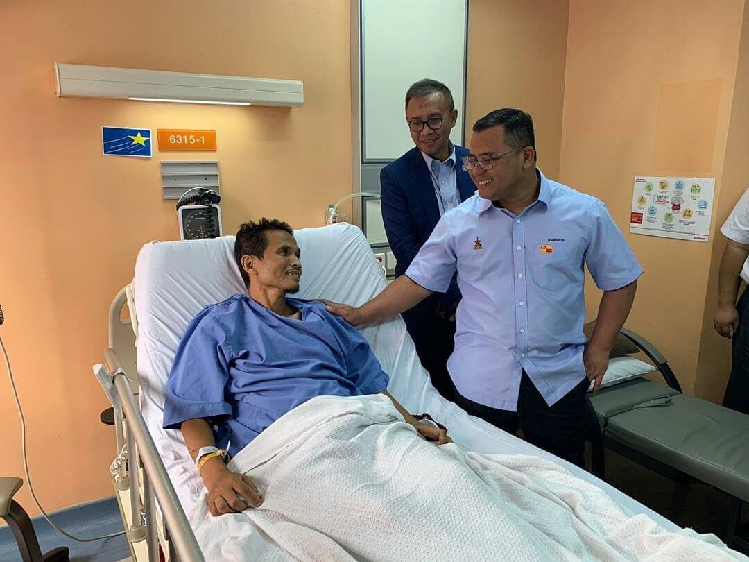 Amirudin luang masa ziarah legenda bola sepak