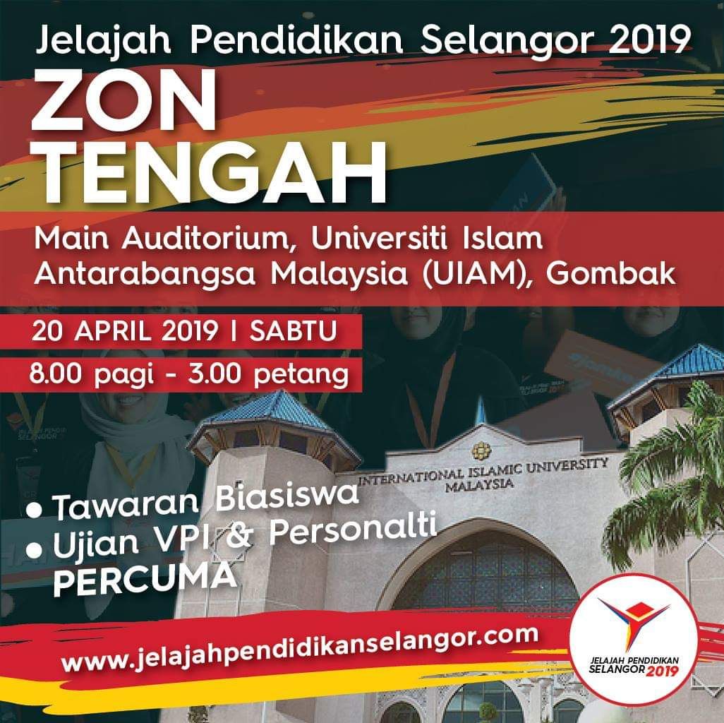 Jom ke Jelajah Pendidikan Selangor 20 April depan