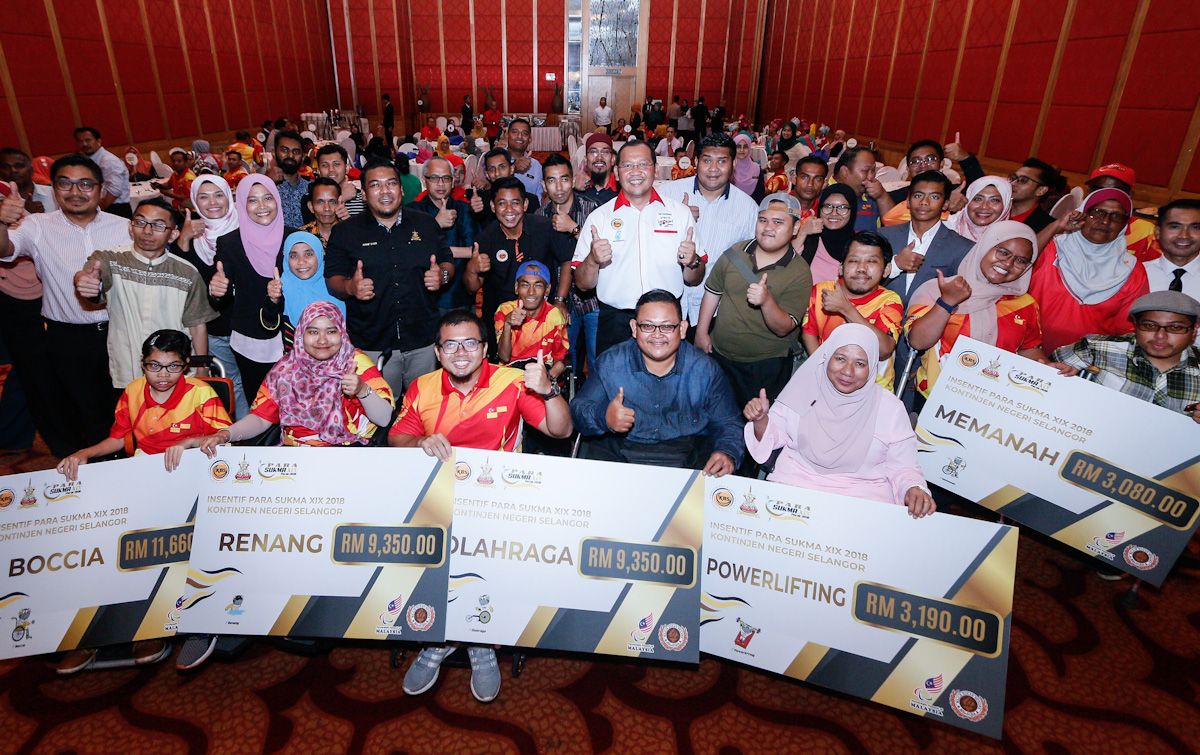 Atlet Para SUKMA cemerlang terima insentif RM71,730