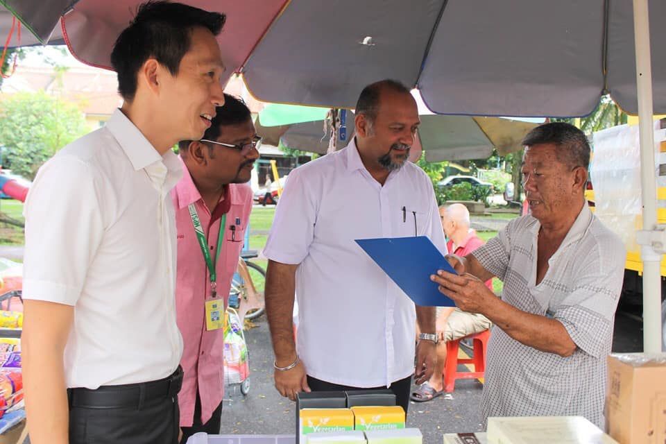 顺达山庄新巴刹营业  小贩公会助解决流动小贩问题