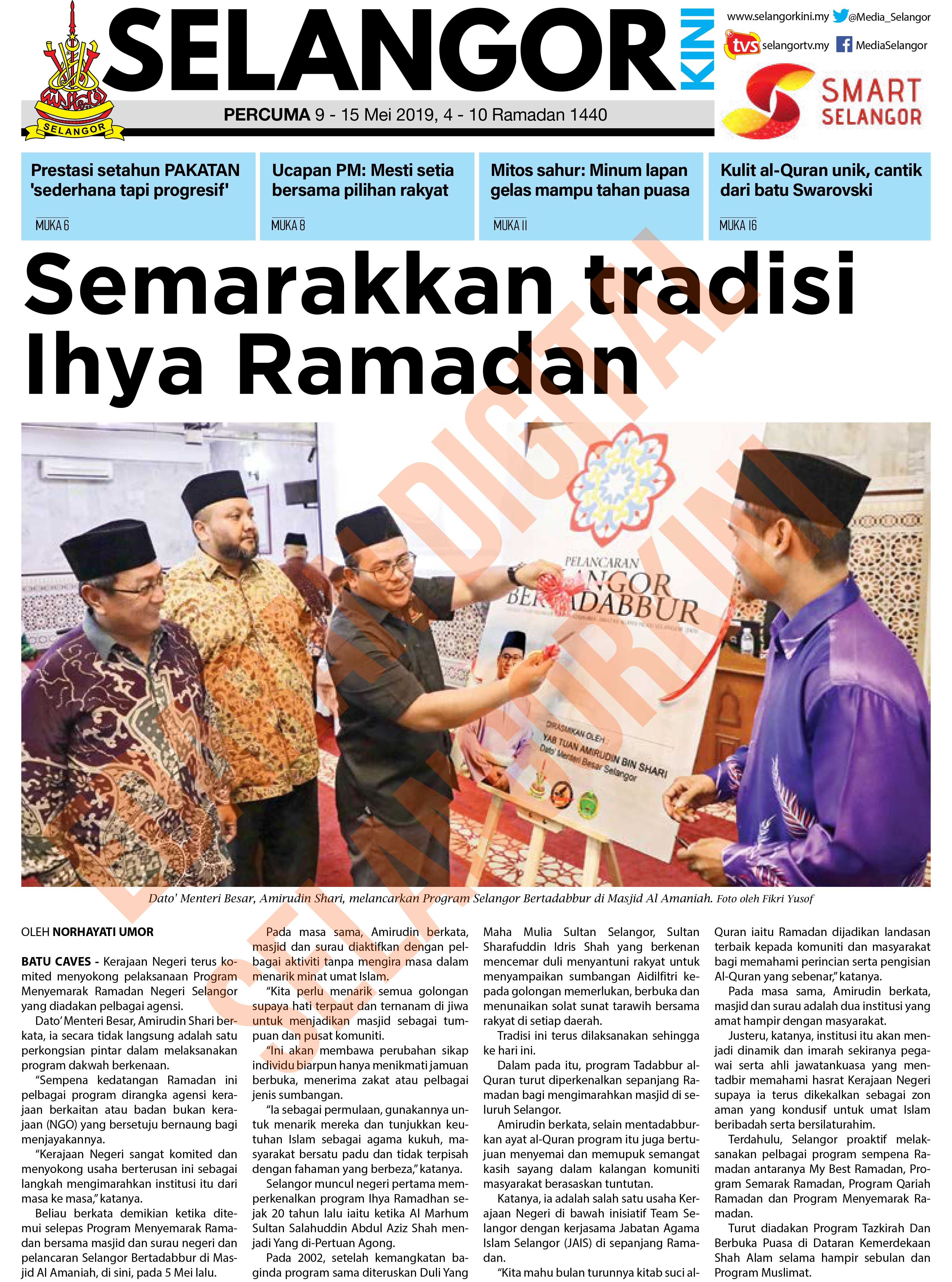 SelangorKini 9 - 15 Mei 2019