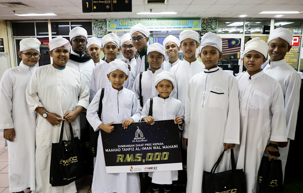 PREC sumbang RM5,000 buat Maahad Tahfiz Al Iman Wal Mahani