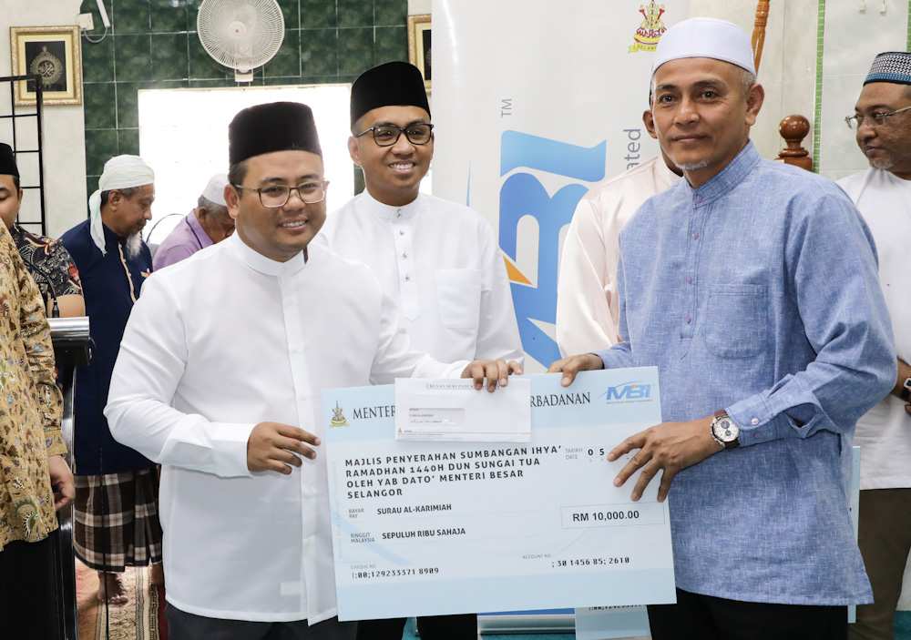 MBI sumbang RM360,000 untuk masjid, surau DUN Sungai Tua