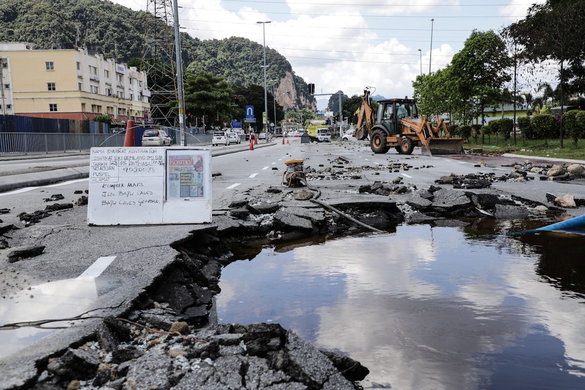 Paip pecah: Kerja baik pulih ambil masa dua hari - MB