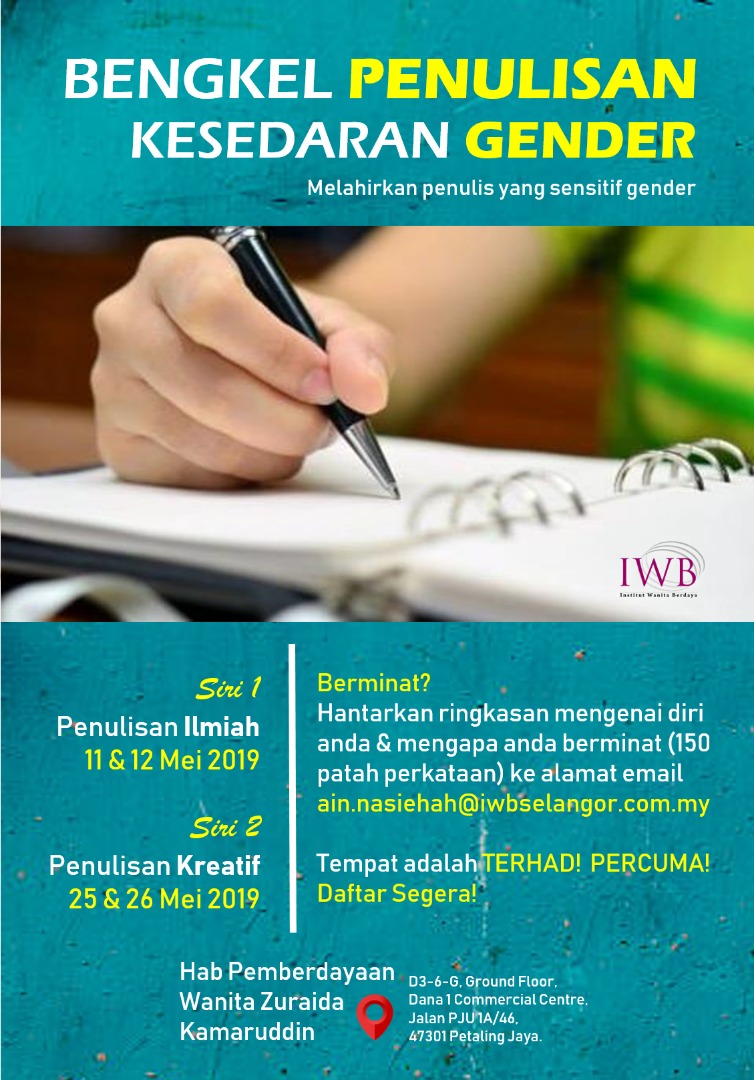 IWB anjur bengkel penulisan gender