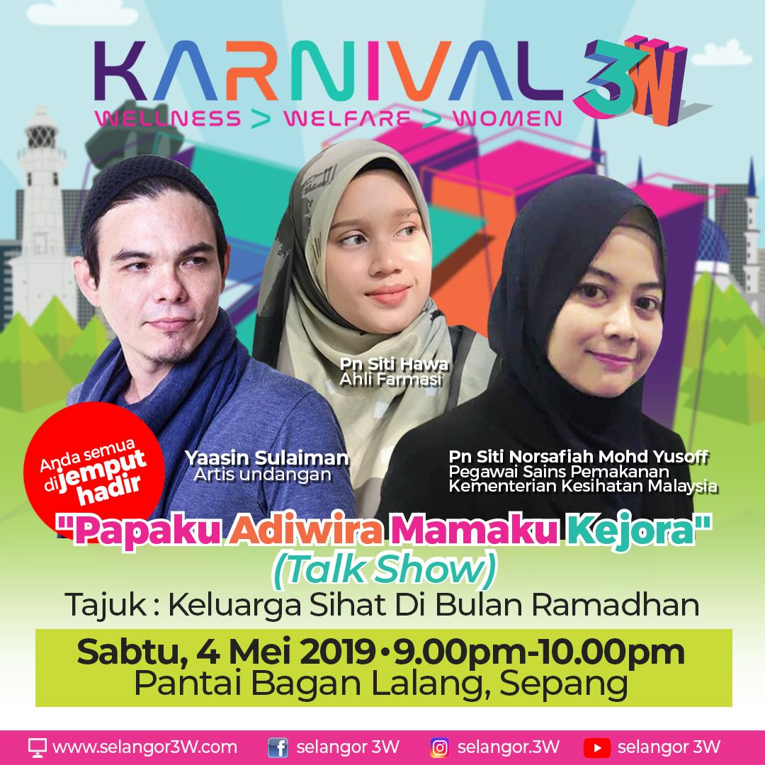 Yassin Sulaiman bakal meriahkan Karnival 3W di Pantai Bagan Lalang