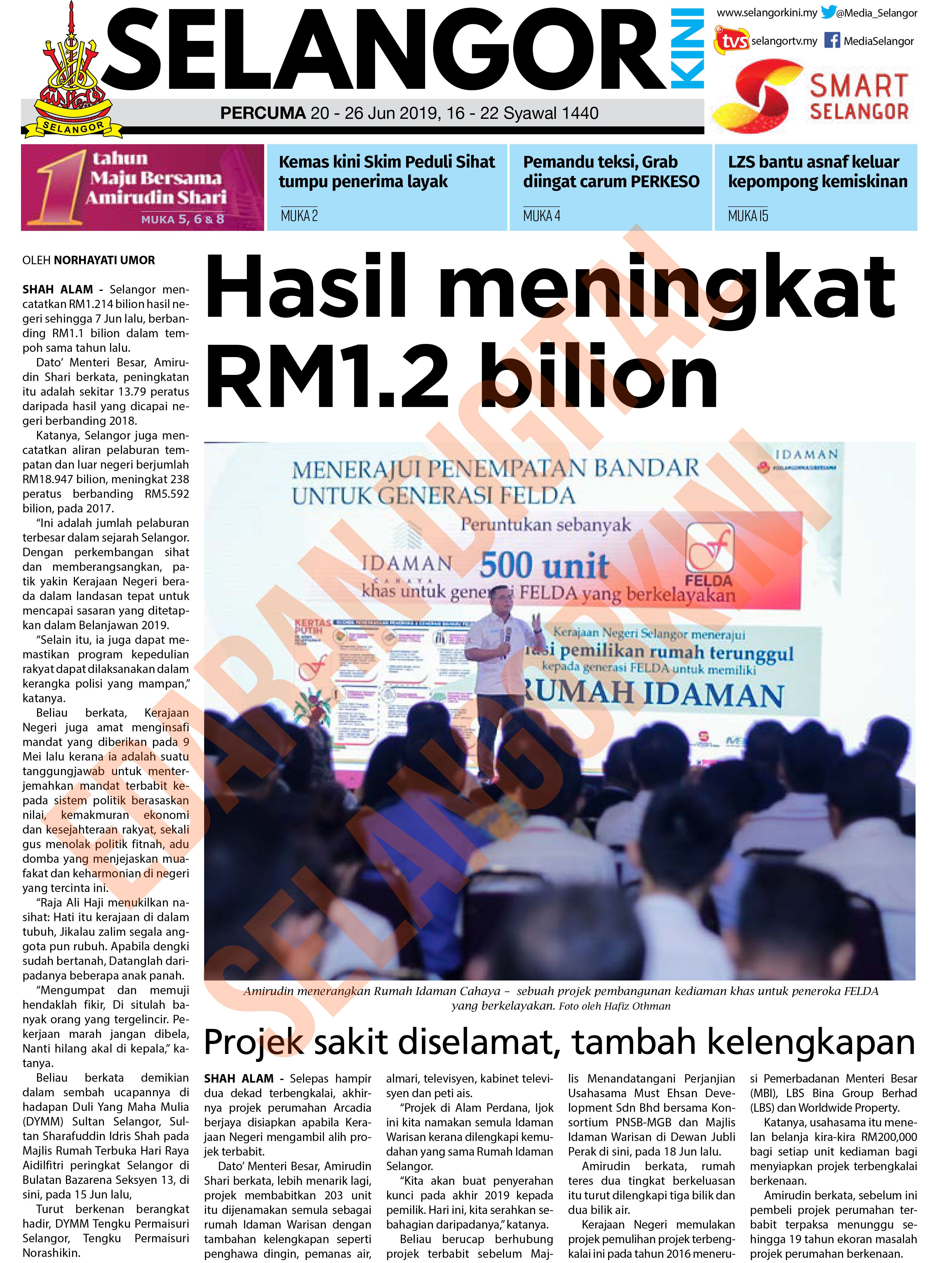 SelangorKini 20 - 26 Jun 2019