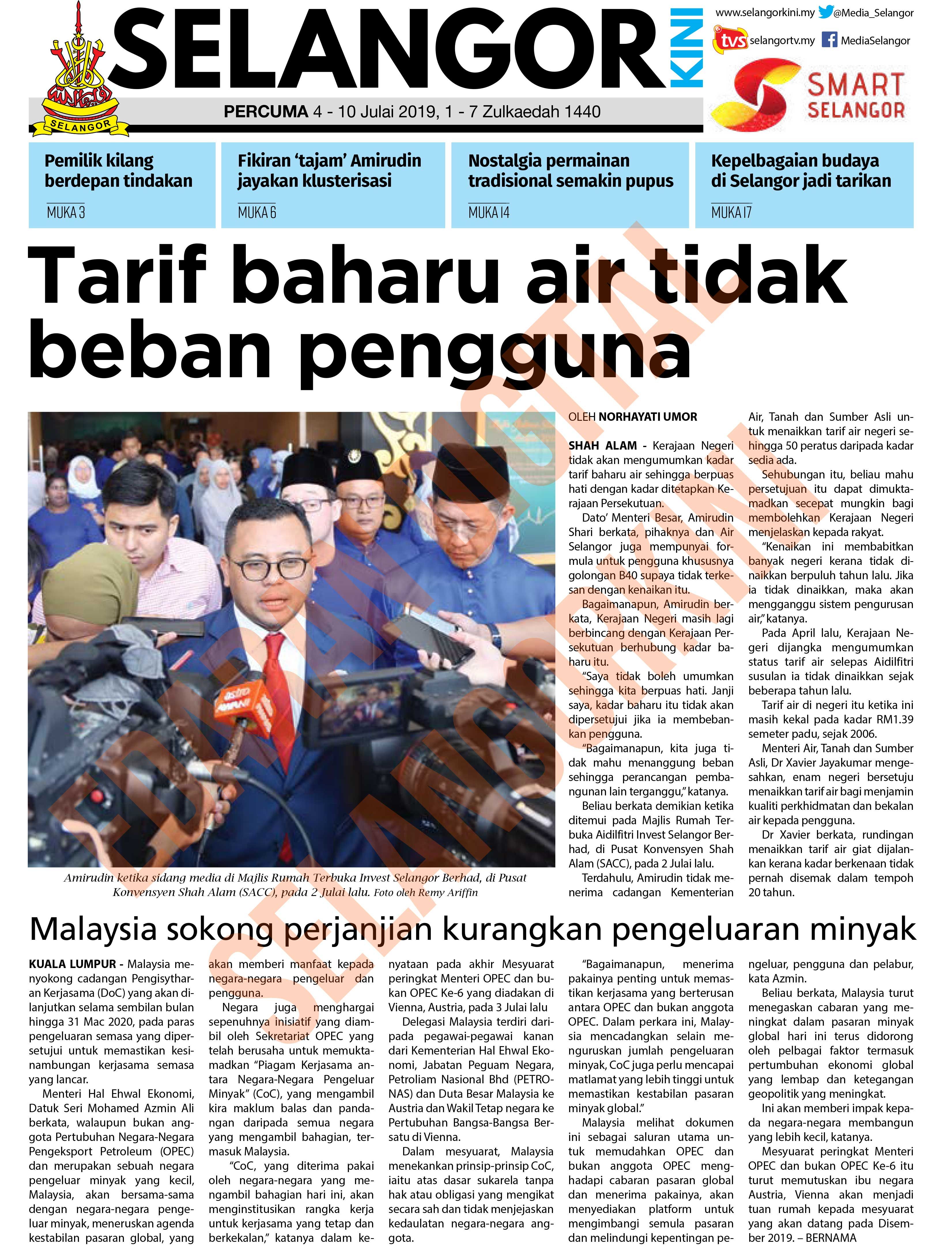 SelangorKini 4 - 10 Julai 2019