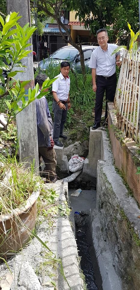 黎潍裮：获MARRIS拨款  莲花苑4花园区提升沟渠