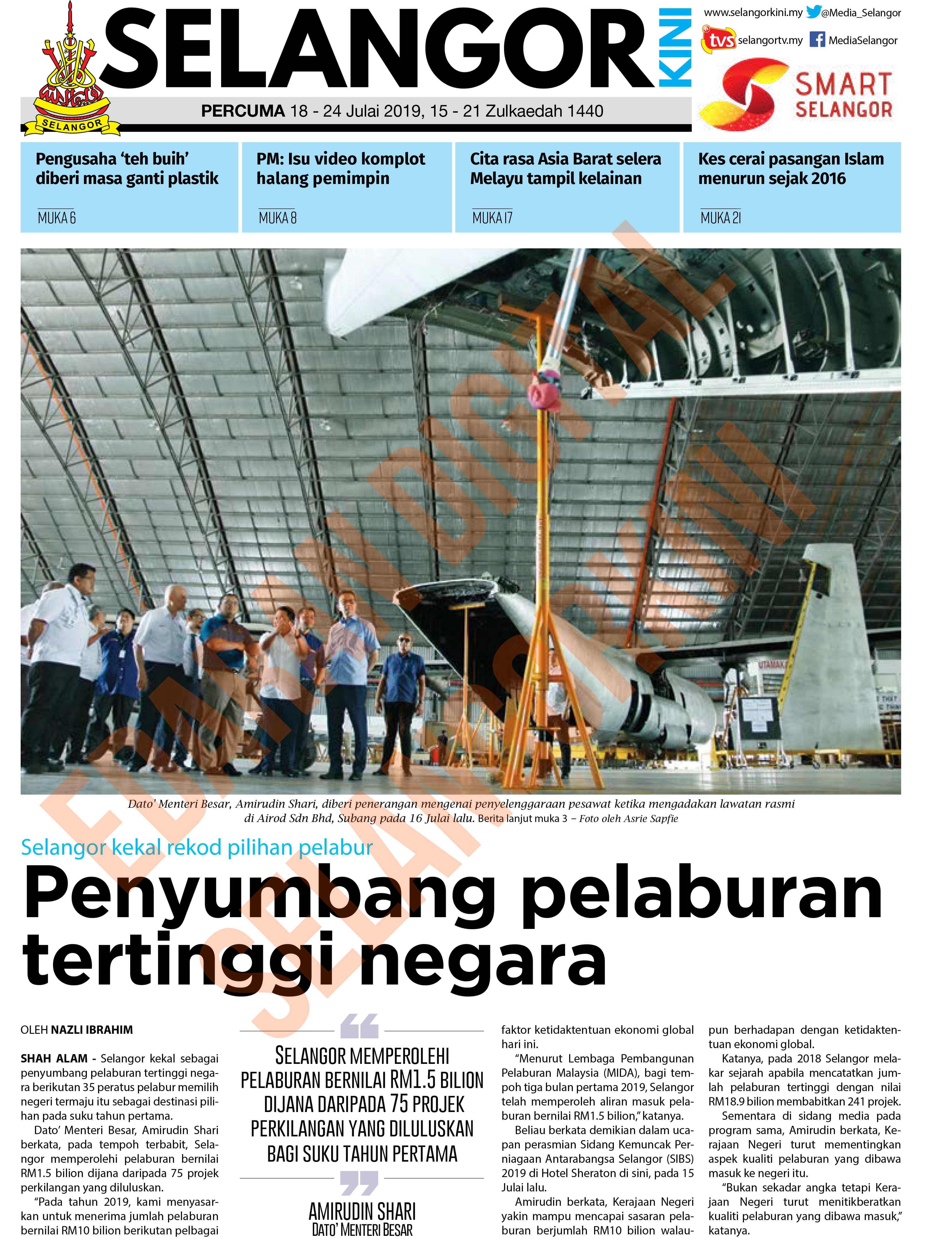 SelangorKini 18 - 24 Julai 2019