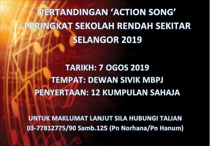 MBPJ pelawa semua sekolah rendah sertai ‘Action Song’