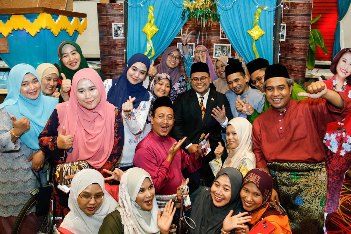 Rumah terbuka Aidilfitri SUK amal pendekatan jimat