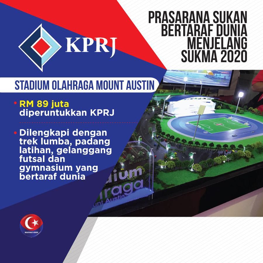 Stadium Olahraga Mount Austin mampu tampung 5,000 penonton