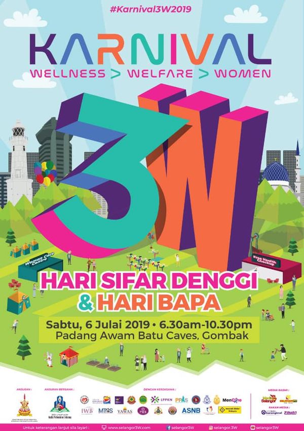 Jom meriahkan Karnival 3W Sabtu ini