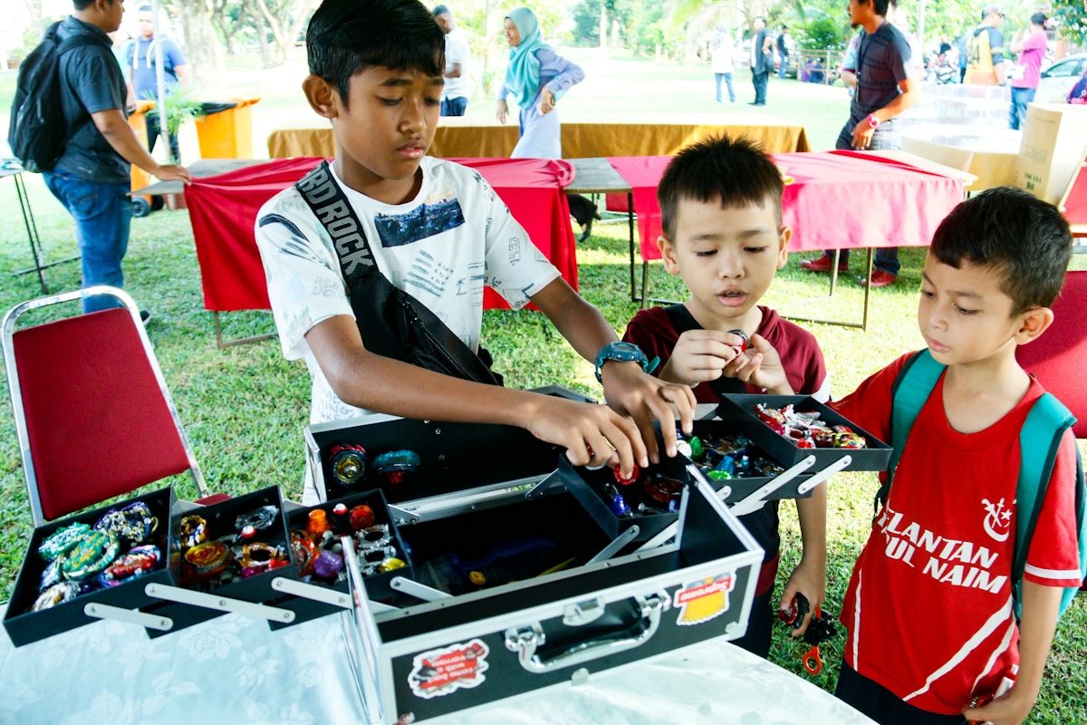Pemain beyblade makin profesional
