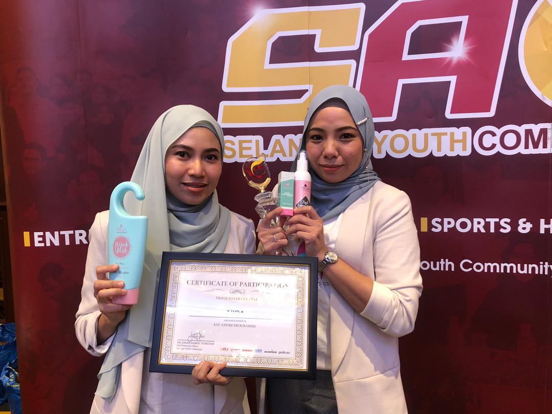 NIQA Hijab Wash, Palm Fiber tambat hati RMS