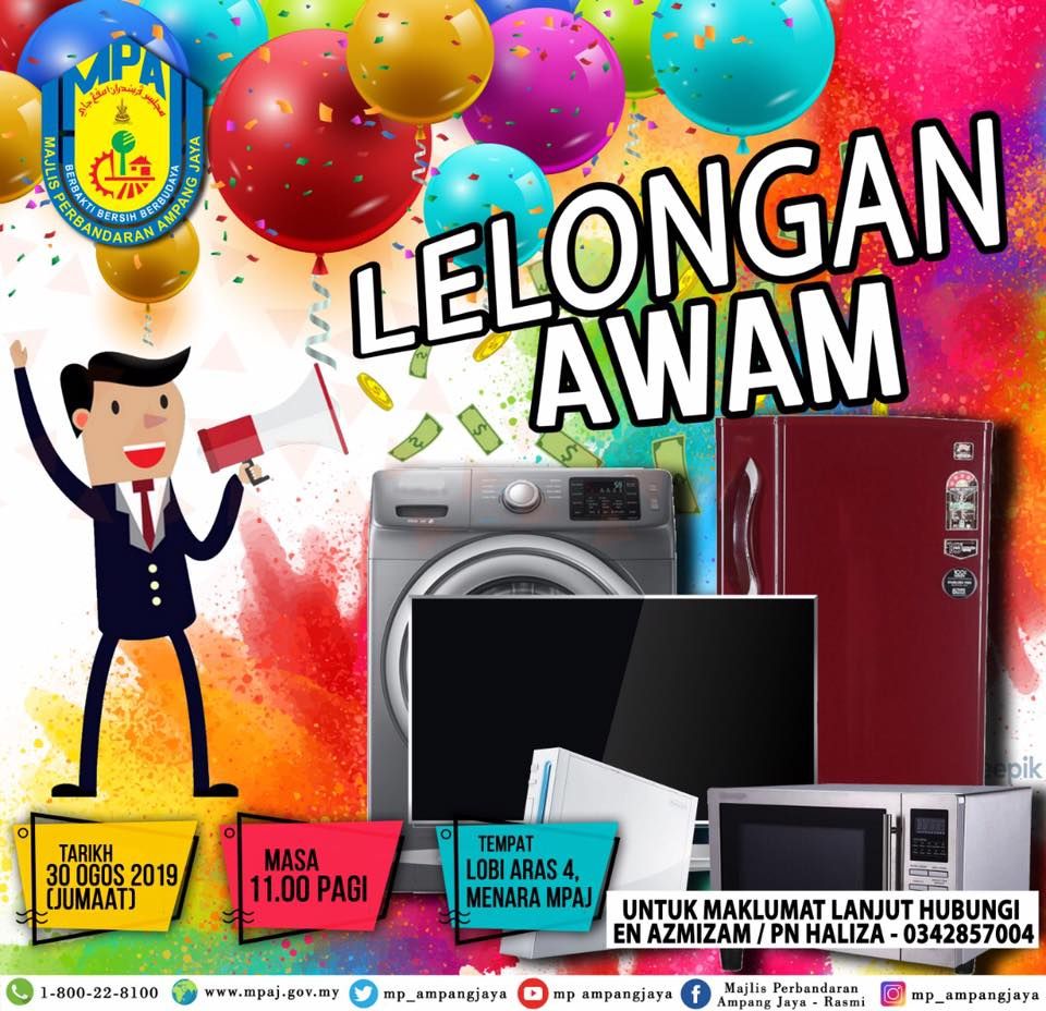 MPAJ lelong 18 barangan elektronik esok