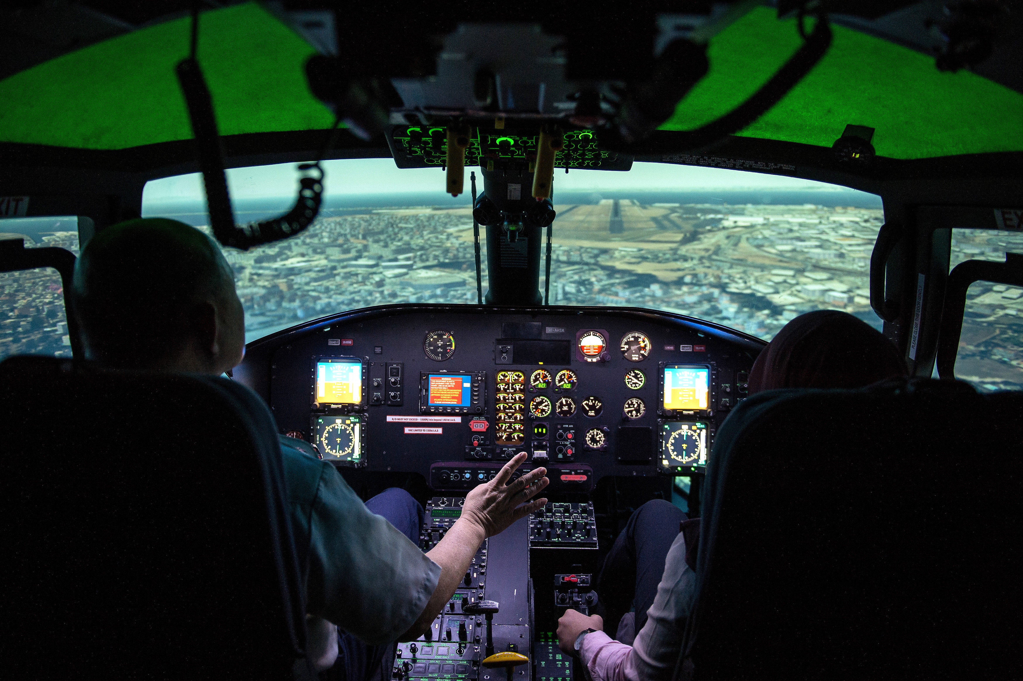 Airbus labur dalam simulator helikopter ketiga di Subang