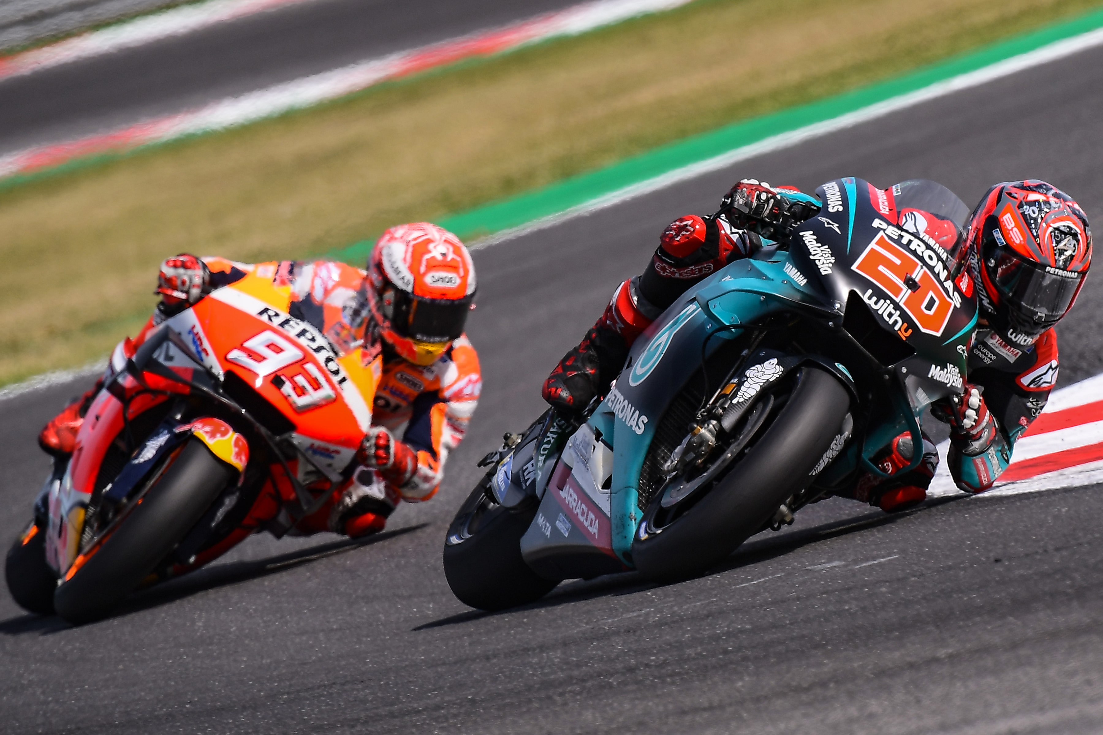 Razlan puas hati aksi Quartararo, McPhee di GP San Marino
