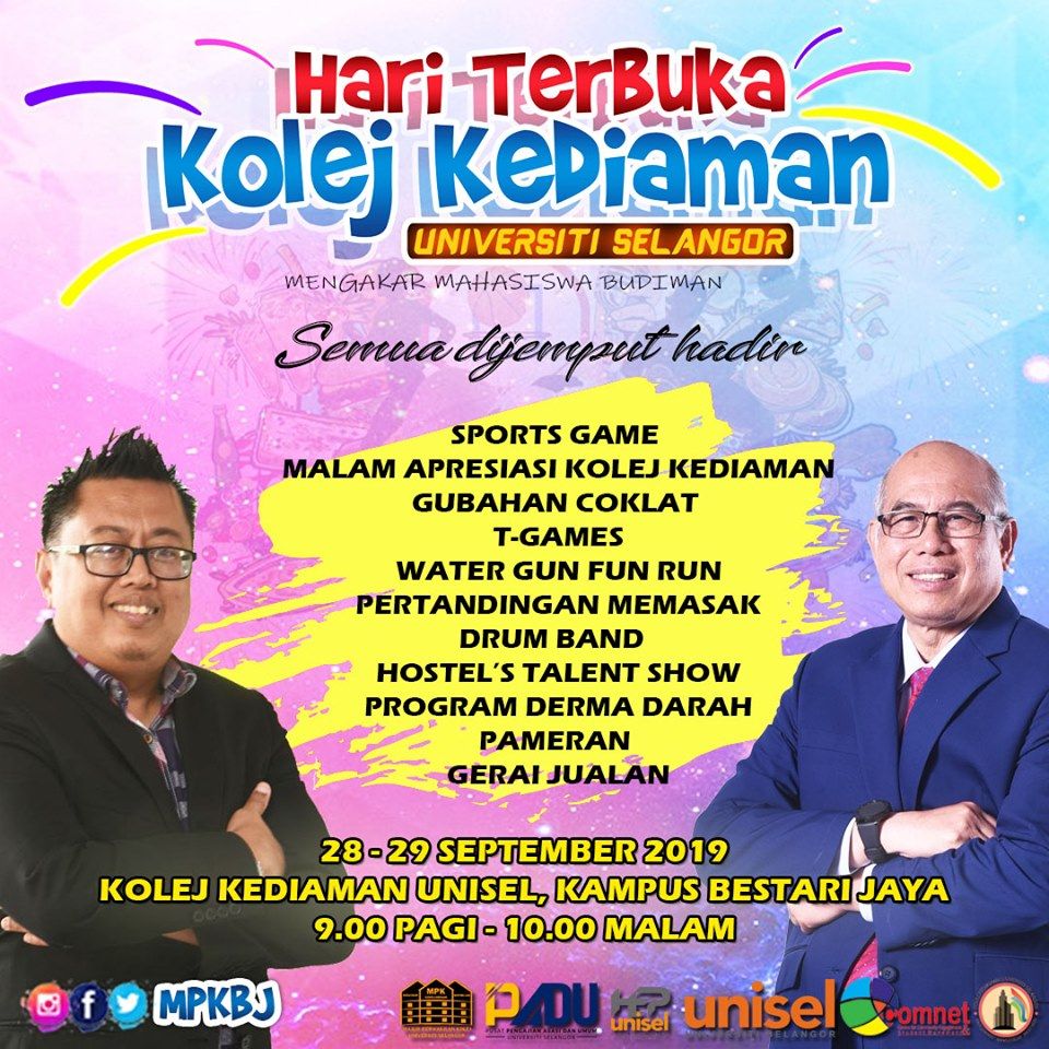 UNISEL anjur Hari Terbuka Kolej Kediaman pada 28 September