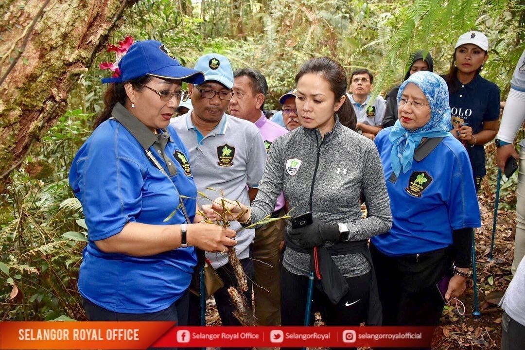 Tengku Permaisuri Selangor berkenan sertai ekspedisi jejak orkid liar